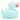 Glow in the Dark Badeente - blau