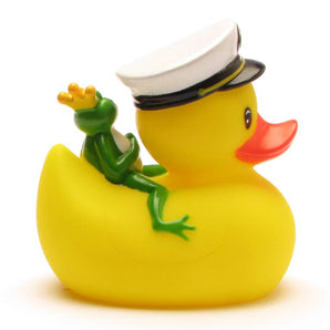 Kapitän Quietscheentchen mit Froschkönig