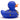 Quietscheente Mond und Sterne