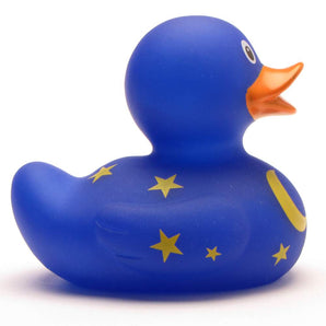 Quietscheente Mond und Sterne