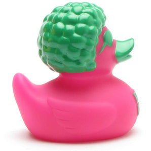 Berliner Quietscheente im Afrolook - Pink