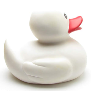 Badeente XXL Charlotte - weiss