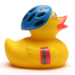 Quietscheente Biker