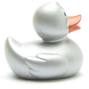 Quietscheentchen  silber 6 cm