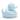 Badeente Lilly - pastell-blau