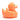 Badeente Mina - pastell-orange